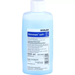 SKINMAN miękka butelka dozująca płyn do dezynfekcji rąk, 500 ml