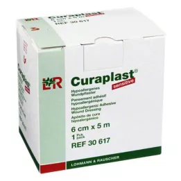 CURAPLAST Opatrunek na rany wrażliwy 6 cmx5 m, 1 szt