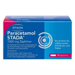 PARACETAMOL STADA czopki 1000 mg, 10 szt
