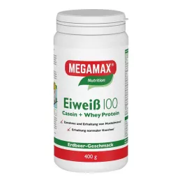 EIWEISS 100 truskawkowy proszek megamax, 400 g