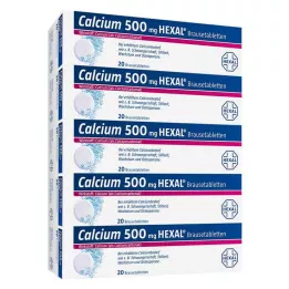 CALCIUM 500 HEXAL tabletek musujących, 100 szt