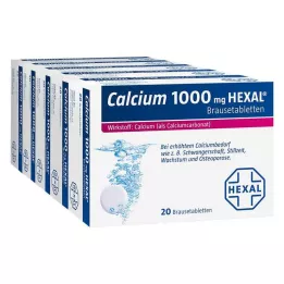 CALCIUM 1000 HEXAL tabletek musujących, 100 szt