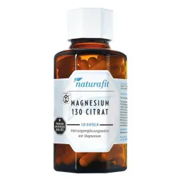 Naturafit Magnez 130 Kapsułki Citr, 120 szt