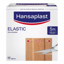 HANSAPLAST Plaster elastyczny 6 cm x 5 m, 1 szt