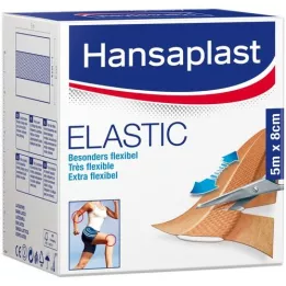 HANSAPLAST Plaster elastyczny 8 cm x 5 m, 1 szt