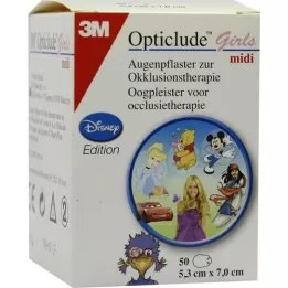 OPTICLUDE 3M Disney dziewczęce midi 2538MDPG-50, 50 szt
