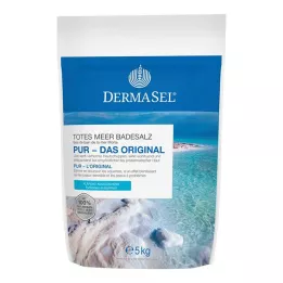 DERMASEL Sól do kąpieli z Morza Martwego czysta, 5 kg