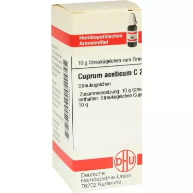 CUPRUM ACETICUM C 200 Kuleczki, 10 g CUPRUM ACETICUM C 200 Kuleczki, 10 g