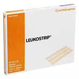 LEUKOSTRIP Paski do zamykania ran 4x38 mm, 10X8 szt