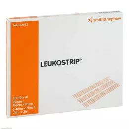 LEUKOSTRIP Paski do zamykania ran 6,4x76 mm, 10X3 szt