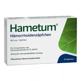 HAMETUM Czopki na hemoroidy 10 szt