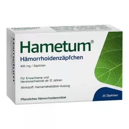 HAMETUM Czopki na hemoroidy 25 szt