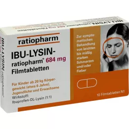 IBU-LIZYNAratiopharm 684 mg tabletki powlekane, 10 szt