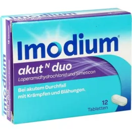 IMODIUM ostre tabletki N Duo, 12 szt