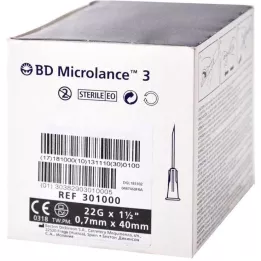 BD MICROLANCE Specjalna kaniula 22 G 1 1/2, 100 szt