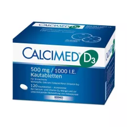 CALCIMED D3 500 mg/1000 I.E. tabletki do żucia, 120 szt