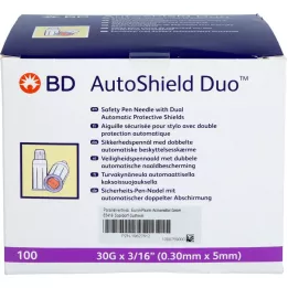 BD AUTOSHIELD Igły do długopisów Duo Safety 5 mm, 100 szt