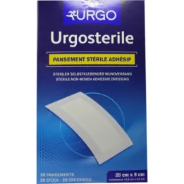 URGOSTERILE Stowarzyszenie ran 90x200 mm sterylne, 20 szt