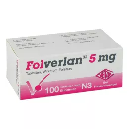 FOLVERLAN tabletki 5 mg, 100 szt