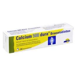 CALCIUM 500 tabletek musujących dura, 20 szt