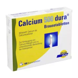 CALCIUM 500 tabletek musujących dura, 100 szt