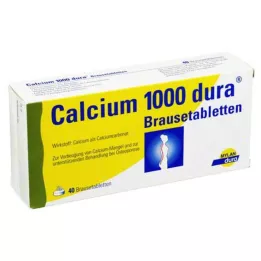 CALCIUM 1000 tabletek musujących dura, 40 szt
