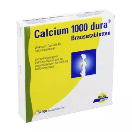 CALCIUM 1000 tabletek musujących dura, 100 szt