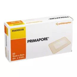 PRIMAPORE opatrunek na rany 8x15 cm jałowy, 20 szt