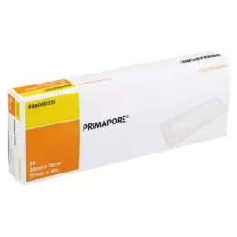PRIMAPORE 10x30 cm opatrunek na rany jałowy, 20 szt