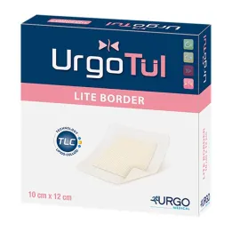 Bandaż Urgotül Lite Border 10x12 cm, 10 szt