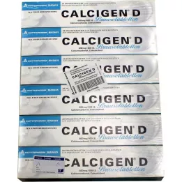 CALCIGEN D 600 mg/400 I.E. tabletki musujące, 120 szt