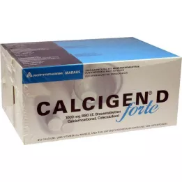 CALCIGEN D forte 1000 mg/880 I.E. tabletki musujące, 120 szt
