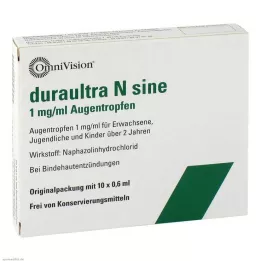 DURAULTRA Krople do oczu N sine, 10X0,6 ml