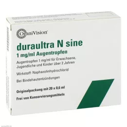DURAULTRA Krople do oczu N sine, 20X0,6 ml
