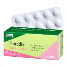 FLORADIX Żelazo 100 mg forte tabletki powlekane, 50 szt