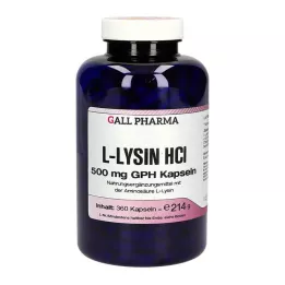 L-LYSIN 500 mg GPH kapsułki, 360 szt