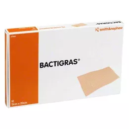 BACTIGRAS gaza parafinowa antyseptyczna 15x20 cm, 10 szt