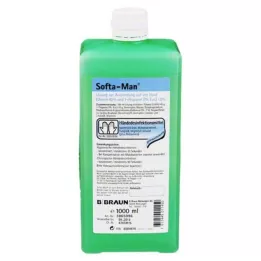 SOFTA MAN Butelka z dozownikiem do dezynfekcji rąk, 1000 ml