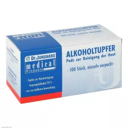 ALKOHOLTUPFER 3x6 cm sterylne, 100 szt