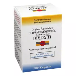 Czarny olej kminkowy Everfit, 120 szt