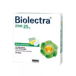 BIOLECTRA Tabletki musujące cynku 20 szt
