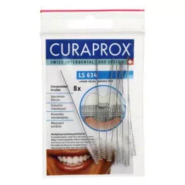 Curaprox LS 634 Pędzel międzypokoleniowy Fein, 8 szt