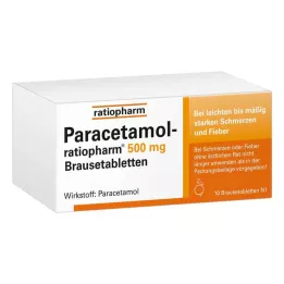PARACETAMOL-ratiopharm 500 mg tabletki musujące, 10 szt
