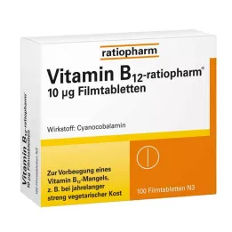 VITAMIN B12-RATIOPHARM 10 μg tabletki powlekane, 100 szt