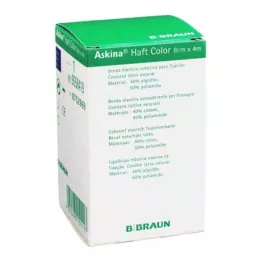 ASKINA Plaster przylepny Kolor 8 cm x 4 m niebieski, 1 szt