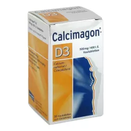 CALCIMAGON Tabletki do żucia D3, 30 szt
