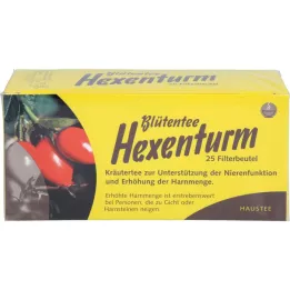 HEXENTURM Torebki filtrujące do herbaty kwiatowej, 25 szt