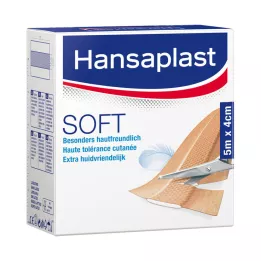 HANSAPLAST Plaster miękki rolka 4 cm x 5 m, 1 szt