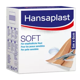 HANSAPLAST Plaster miękki rolka 6 cm x 5 m, 1 szt