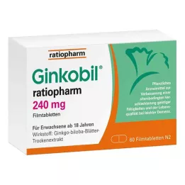 GINKOBIL-ratiopharm 240 mg tabletki powlekane, 60 szt